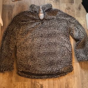 Gray Sherpa- Oversized S/ Has pockets